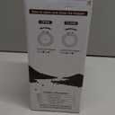 Salt and Pepper Grinder Set- Automatic Battery Pepper Mill Shakers Gifts for Men Dad, Adjustable Coarseness Upgraded Larger Capacity with Led Kitchen Essentials for New Home Housewarming (Stainless Steel)