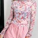 Western Mesh Top Women See Through Cowboy Shirt Mock Neck Country Concert Outfits Layering Sheer Long Sleeve Tops (S)