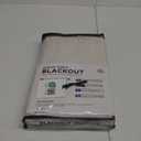 100% Blackout Shield Linen Blackout Curtains for Bedroom 84 Inches Long, Back Tab/Rod Pocket Living Room Drapes, Thermal Insulated Blackout Curtains 2 Panels Set, 50" W x 84" L, Cream