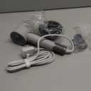 Hair Dryer with Diffuser, Blow Dryer with 160000 RPM Brushless Motor & Negative Ions for Fast Drying, Advanced Heat Control to Prevent Damage, Low-Noise Design, Self-Clean, Gray