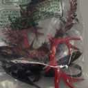 MOSTORY Gothic Elf Antler Crown - Black Deer Horns Headband Red Fairy Heapiece Dark Elven Circlet for Renaissance Fair Costume Women Goth Wedding Halloween Cosplay