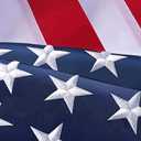American Flag 3x5 FT Long Lasting Heavy Duty 420D Polyester US Flag for High Winds, Tear-Proof USA Flag with Brass Grommets, Embroidered Stars & Sewn Stripes