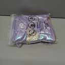 2 x Hiroyuki Iridescent Makeup Bag, 14 inches Cosmetic Bag, Large Capacity Travel Pouch (Face, purple)