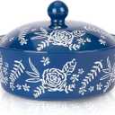 Wisenvoy Casserole Dish With Lid Casserole Dishes For Oven Baking Dishes For Oven Ceramic Baking Dish (Blue)