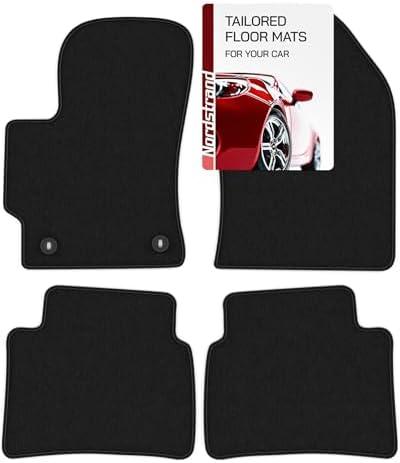 Floor Mats for Toyota Corolla 2019 2020 2021 2022 2023 2024 - Custom 3D Fit - 1st and 2nd Row Set - Rubber Anti-Slip Backing - Heavy Duty 30oz Carpet Mat - All Weather Car Liner Floormats