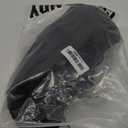 COOFANDY Men's Linen Harem Drawstring Pants Casual Elastic Waist Lightweight Trouser Hippie Summer Beach Yoga Pants (XX-Large, Black)