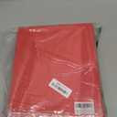 ViVin 60-Pack Red Plastic Folders with Pockets, Two Pocket Folders, Plastic Pocket Folders for School, Office and Home