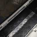 24'' Inch Stripes Plated ATV UTV Aluminum Tool Box Truck Bed Toolbox Waterproof Square Storage Organizer with Lock and Keys Black(‎24" L x 9.5" W x 12.5" H)