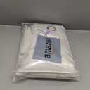 H.VERSAILTEX 100% Blackout Curtains Linen Textured Blackout Curtains for Bedroom Full Light Blocking Thermal Insulated Curtain Panels 84 Inches Long Energy Saving with White Liner, 2 Panels, Ivory