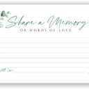 CLEVER SIGNS 50 Pcs Share a Memory Card, 4" x 6" - for Celebration of Life Birthday Anniversary Memorial Funeral Graduation Bridal Shower Game