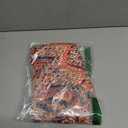 3/4 Sleeve Blouses for Women Dressy Casual Spring Tunic Tops Loose Fit Summer Trendy Shirts Flower Pattern Round Neck Lightweight Basic Tees Orange, S