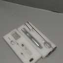 Milk Frother Handheld Rechargeable with Stand, Frother Wand Drink Mixer Electric Whisk for Coffee, Detachable With 3 Stainless Whisks, Hand Mixer for Lattes, Cappuccino, Matcha, Egg, Silver