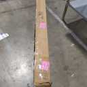 Amazon Basics Metal Platform Bed Frame, with Wood Slat Support, 6 inches High, Queen, Black