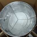 17 Inch Full enameled Multi -purpose Smoke BBQ Table-top barbecue grill Adjustable Temperature Vertical Heavy Duty Firepit and Pizza oven in yard double cooking area (Without Cover)