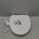 LEIVI Heated Toilet Seat with Built-in Side Control, Lid and Seat Soft Close, Auto Night Light, Easy Installation, Elongated