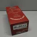 EverFoams Women's Fuzzy Slip-on Slippers Warm Cozy Soft Lightweight Memory Foam Indoor House Shoes (7-8, Oxford Gray)