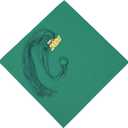 2 x FtyFty Unisex Adult Matte Graduation Cap with Tassel Year Charm (Green)