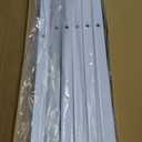 Metal Privacy Fence Panels for Outside, 42" H x 38" W (3 Panels) Air Conditioner Fences, Pool Equipment Enclosure Trash Can Fence, No Dig Privacy Screen Fencing for Outdoor, White