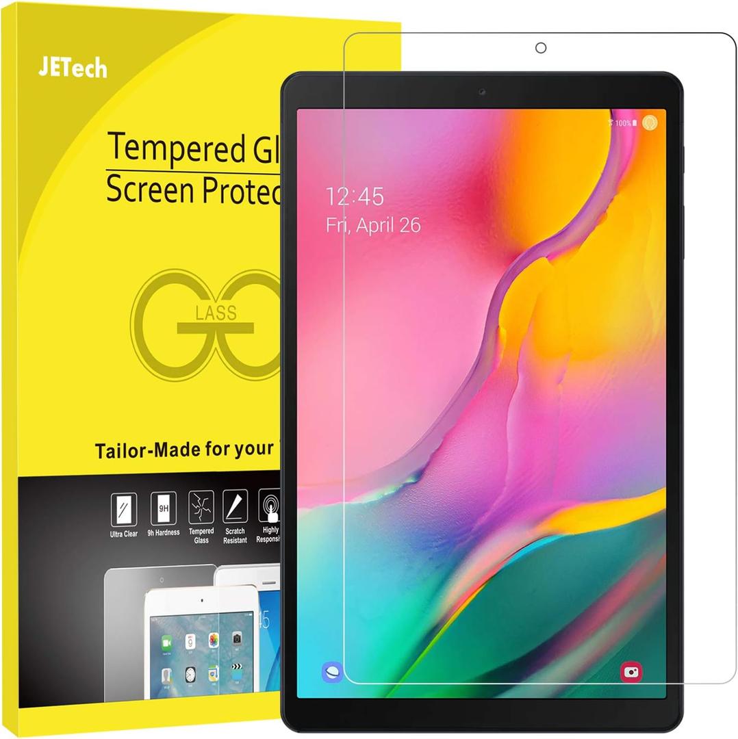 JETech Screen Protector for Samsung Galaxy Tab A 10.1 2019 (SM-T510/T515/T517), Tempered Glass Film