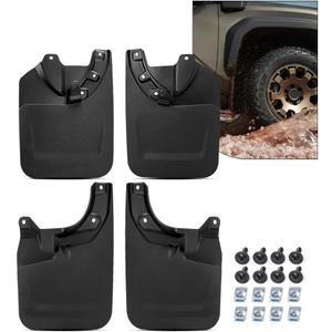 Mud Flaps for Toyota Tacoma 2016-2021, Mud Flaps for Trucks for Tacoma Mudflaps Splash Guards for 2021 Tacoma Accessories, No Drilling Mud Guards, Set of 4