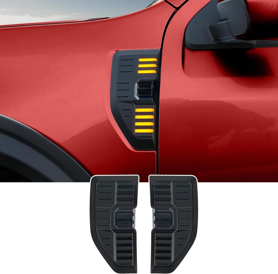 Mabett Side Marker Lights for Ford Maverick 2025-2022 AccessoriesNot Fit 2025 Lobo Lariat Tremor model, Waterproof Design LED Lamps Plug-in Light Side Maker Replacement (2 Pack)