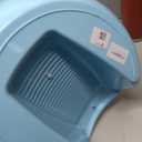 MZD Washboard Basin for Hand Washing Clothes and Small Delicate Articles, Blue, Plastic, 16.8" x 16.8" x 4.8", Countertop, Utility