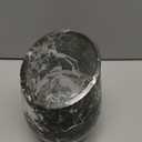 Gusto Nostro Marble Wine Chiller Bucket - 750ml Wine Bottle Cooler and Champagne Chiller for Party, Kitchen, Bar Cart Decor to Chill & Keep Bottles Cold with Unique Wine Lovers Gift Box (Black Zebra)