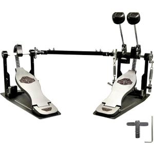 Double Bass Drum Pedal with Adjustable Beater Head,Double Bass Pedal,Double Chain Kick Drum Pedal for Drum Set and Electronic Drums