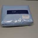 Duvet Cover Full Size - Extra Soft Full Size Duvet Cover - Lightweight, Breathable & Cozy - Easy Care & Fade Free w/Zipper Closures & Ties - 80" x 90" Inches - (Light Blue) Comforter Not Included