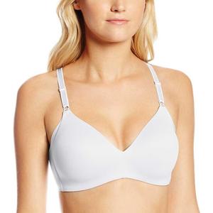 Warner's Women's No Side Effects Underarm-Smoothing Comfort Wireless Lightly Lined T-Shirt Bra 1056 (40B)