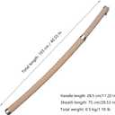 Sword Valley Demon Series Anime Sword - Slayers Katana40.9" LengthAnime Original Texture Carbon Steel Blade Carving SymbolNon-Slip Gripfor Cosplay & Display