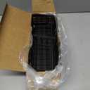 Kitchen Sink Sponge Holder - Self-Draining, Detachable Dish Cloth Holder, Rustproof Kitchen Countertop Organizer, Black