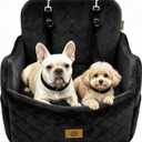 Dog Car Seats for Small Dogs Up to 35 lbs, Machine Washable Puppy Car Seat