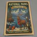 National Parks Advent Calendar 2025, 24 Days Christmas Countdown Calendar with Collectible Ornaments of Americas National Parks, Wildlife & Landscapes, Gift for Nature Lovers & Families