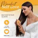 Premium Boar Bristle Hair Brush for Thick Hair Set. Hairbrush for Women With Thick, Long or Curly Hair. Restores Hair's Shine and Health. Comb, Travel Bag & Spa Headband Included