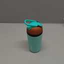 Owala Kids Flip Insulated Stainless-Steel Water Bottle with Straw and Locking Lid, 14-Ounce, Brown/Teal (Mint Chocolate Chip)