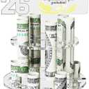 2 x Yigney 2026 Graduation Gift Money Holder, Acrylic Cash Cake with 24 Holes, Graduation Party Supplies, 4 Count