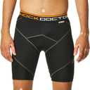 Shock Doctor Men's Ultra Pro Boxer Compression Short With Ultra Cup, Moisture Wicking Vented Protection, Adult Sizes (Large, Black)