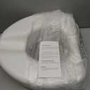 5" Locking Toilet Seat Riser,Elevated Raised Toilet for Senior