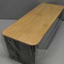 Cable Management Box - Wooden Style Large Cord Organizer to Hide Wires & Power Strips | Desk Computer Cable Organizer | Safe ABS Material | 16" (L) x 6.2" (W) 5.3" (H) | for Home & Office - Black