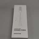 KINGSTONE 12 Piece Dinner Forks Set, 18/10 Stainless Steel Forks, Silver Food Grade Fork Set of 12, Metal Forks for Home, Kitchen, Weddings, Parties or Restaurant, Dishwasher Safe-8.18inches