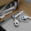 Mobile Medical Trolley Cart Portable 3-Tier Professional Cart 220 Lbs Load Utility Carts for Ultrasound Scanner Esthetician Carts with Drawer Lockable Rolling Wheels for Hospital Dental Clinic Home