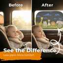 CARAMAZ Car Window Shade for Baby with Certified UV-Protection 2 Pack - 20"x12"