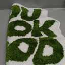 Tawella Bathroom Rug Mat 25"x21" Soft Absorbent Microfiber Bath Rugs, Non-Slip Rubber Backing Bath Carpet, Machine Washable Bath Mats for Bathroom Floor, Tub and Shower (Green)