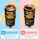 Ani-Cirla School Bus Driver Appreciation Tumbler, Best Bus Driver Gift, End of Year Gift for Men (20oz, Black1)