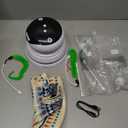 Gardner Pet Cat Toys Chargeable,5in1 Hide and Seek Automatic Interactive cat Toy, Chirping Moving Ambush Feather, Track Balls,Indoor Exercise Kicker 24 inch Cover for All Breeds,Boho Style - Beige