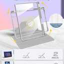 Kidcube for iPad Pro 13 Inch Case M4 2024 - for Women Girls Cute Folio Cover with Pencil Holder Girly Kawaii Fashion Sun Unique Design Rotating Stand for iPad Pro 13 Inch Case 2024 (A2925 A2926 A3007)