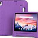 Bolete Kids Case for Onn 10.1 Tablet Case 2024 Gen 4 (Model:100135925),Kidfriendly Shockproof Soft EVA Adjustable Stand Cover for Onn Tablet 10.1 Inch 2024, Purple