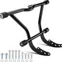 MoKitDora Engine Guard Highway Peg Two-Step Front Crash Bar for Harley Softail 2018-2024 Fat Boy FLFB/S Street Bob Low Rider Sport Glide FLSB Slim Breakout, Black