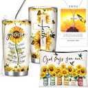 Christian Gifts For Women Faith, Sunflower Birthday Gifts For Women, Inspirational, Religious, Faith, Get Well Soon, Gifts For Mom, Wife, Friend, Sister, Mathers Grandma- Gifts box